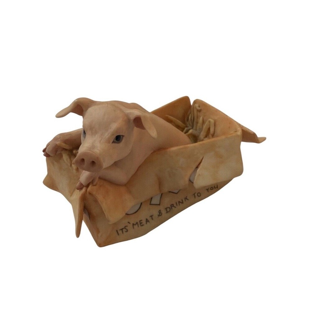 Vintage Border Fine Arts Pig Nugent Hand Made in Scotland James Herriott 1972 - Picture 1 of 9